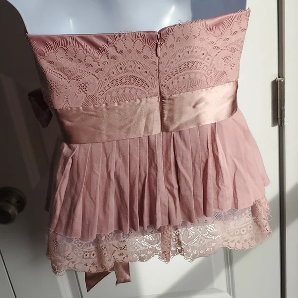 Moda International Women's Strapless Top Size XS - Picture 2 of 7